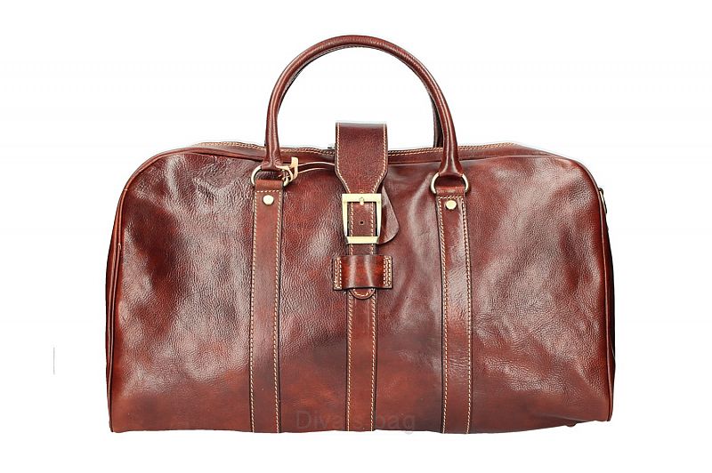 Vivaldo - Travel Bag in real leather