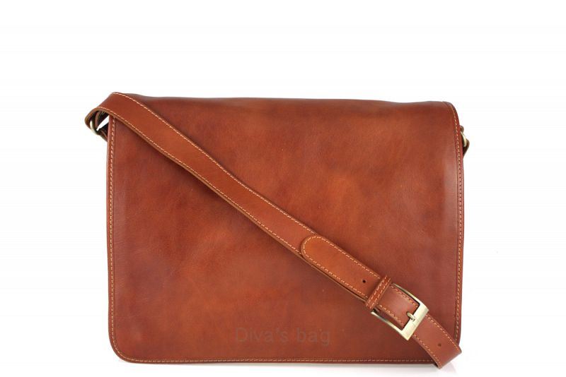 Firenze - Leather Messenger Bag