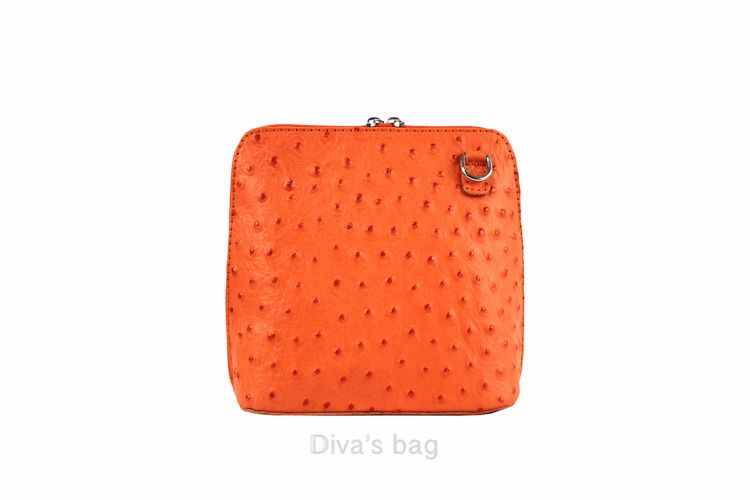 Greta - Genuine leather messenger bag, mini