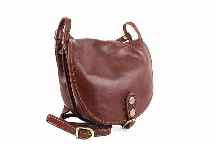Paola - Leather Messenger Bag