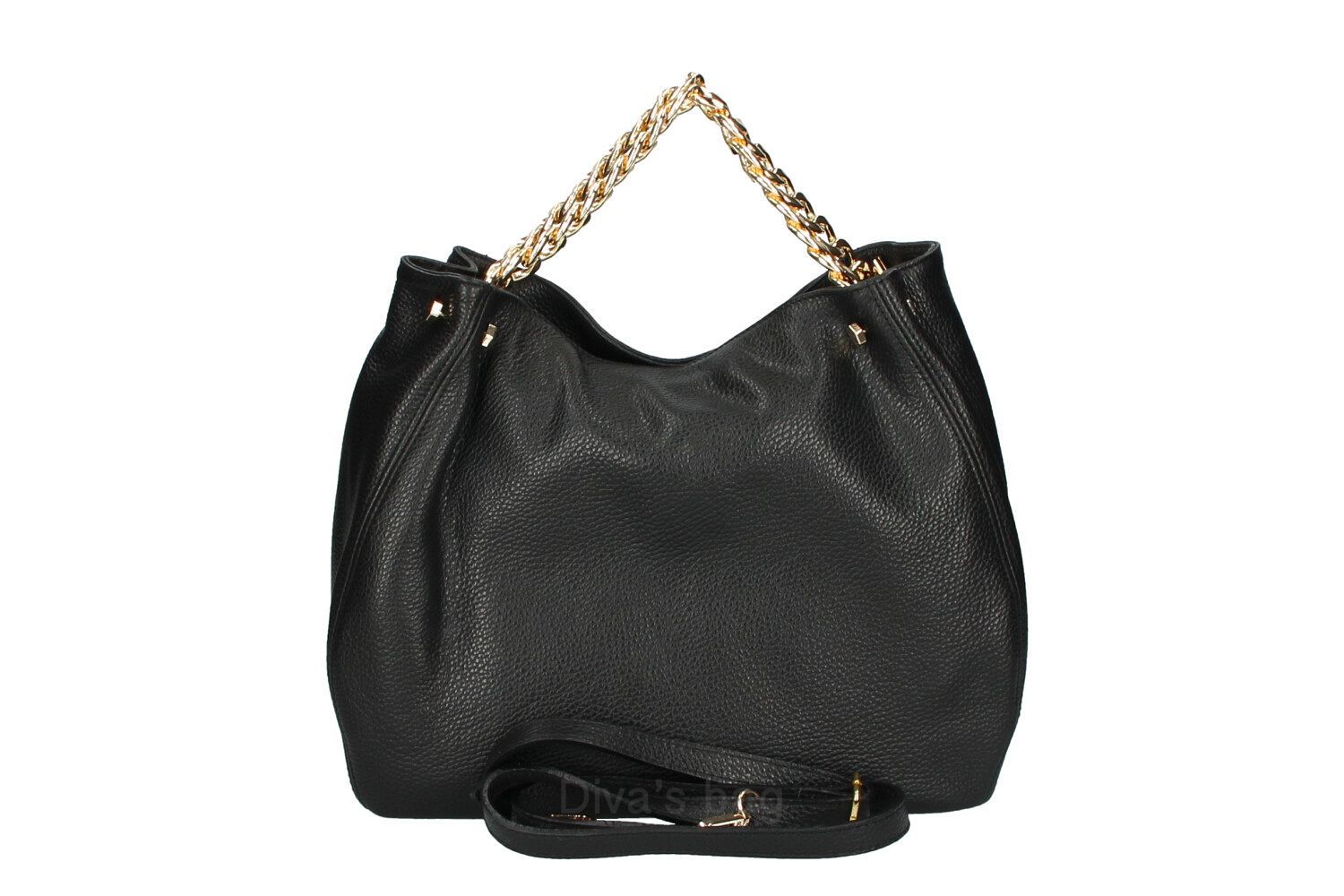 Olga - Genuine Leather Maxi Bag