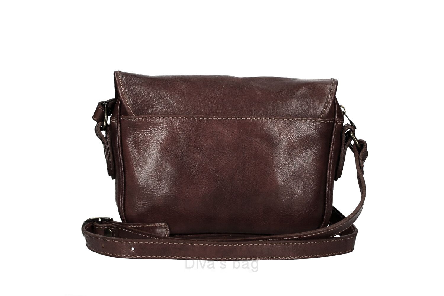 Debora - Leather Messenger Bag