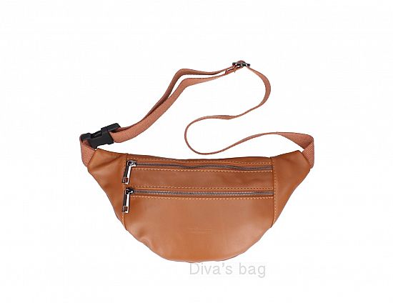 cognac fanny pack